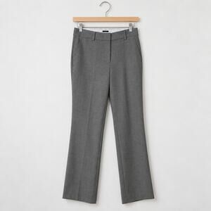 Talbots Freeport Pants Womens 6 Gray Straight Leg Stretch Career Trousers
